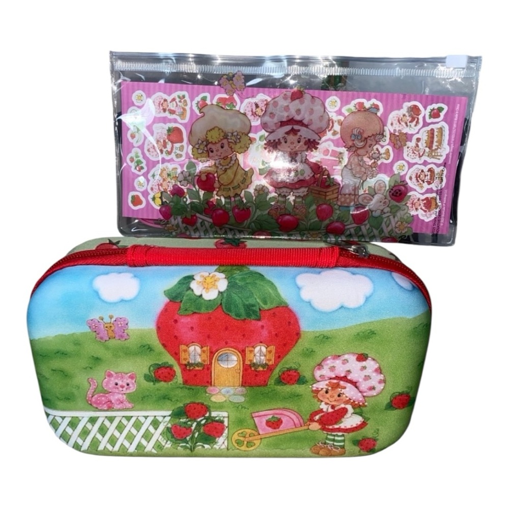 Strawberry Shortcake Pencil Makeup Case Set 🍓